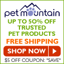 Free Shipping + Up to 50% Off at PetMountain.com