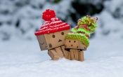 A Danbo Winter Wallpaper