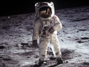 Aldrin on Moon Wallpaper