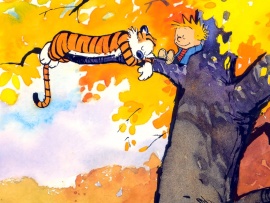 Calvin and Hobbes Wallpaper (click to view)