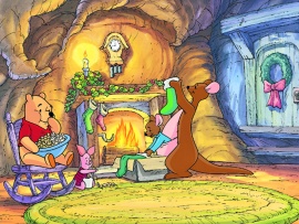 Decorating for Christmas - Disney Wallpaper (click to view)