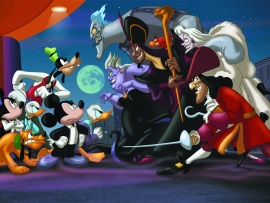 Disney Wallpaper - Good vs Evil (click to view)