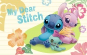 Disney Wallpaper - Stitch and Girlfriend