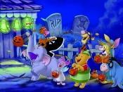 Halloween Wallpaper - Winnie the Pooh - Trick or Treating