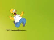 Homer Scared - Halloween Wallpaper