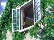 Kitty in Window Wallpaper