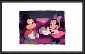Mickey & Minnie Chirstmas Picture Wallpaper