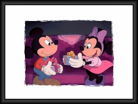 Mickey & Minnie Chirstmas Picture Wallpaper (click to view)