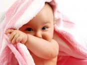 Peek-a-Boo Baby Wallpaper