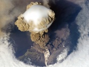 Sarychev Peak Volcano Eruption Wallpaper
