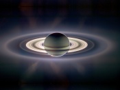 Saturn Eclipses the Sun Wallpaper