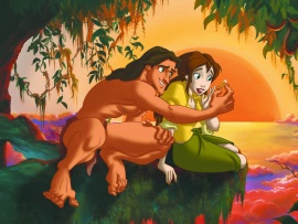 Sweethearts: Tarzan and Jane Disney Wallpaper (click to view)