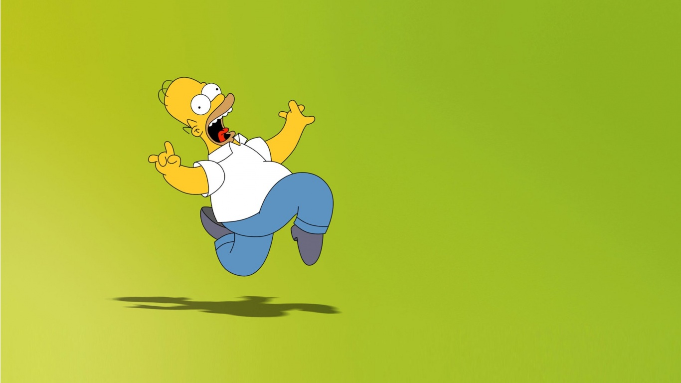 Homer Scared - Halloween Wallpaper