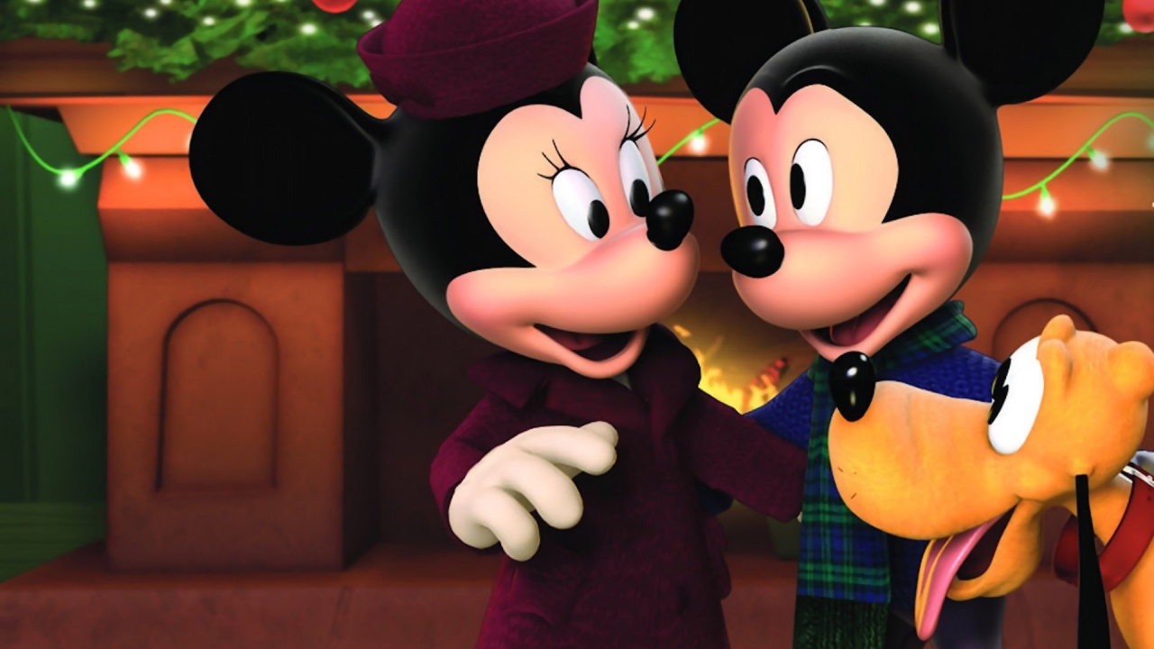 Minnie & Mickey Mouse Christmas Wallpaper