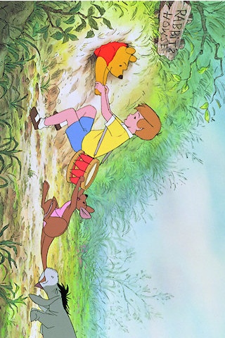 Pooh Needs Help - Disney Wallpaper