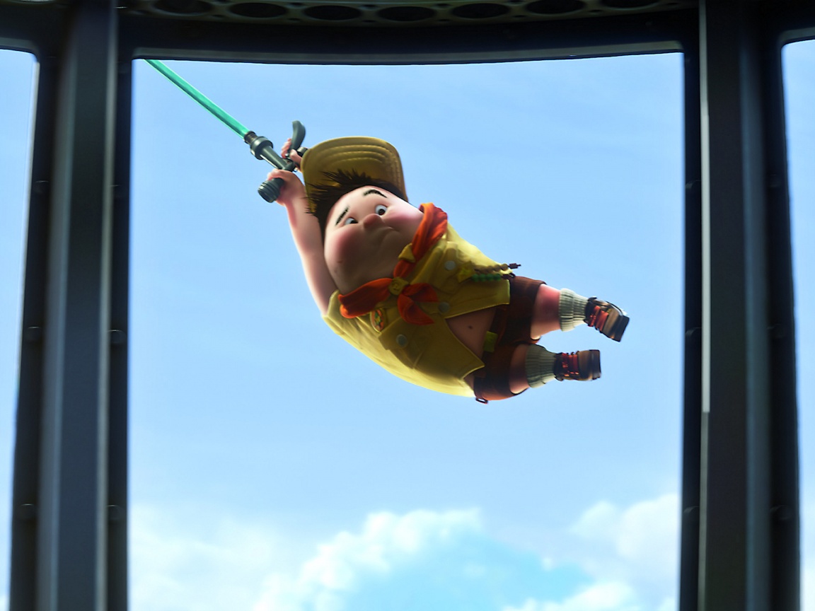 Russell Slides By - - Up Wallpaper
