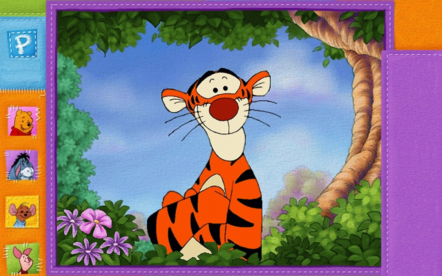 Tigger Wallpaper - Patchwork