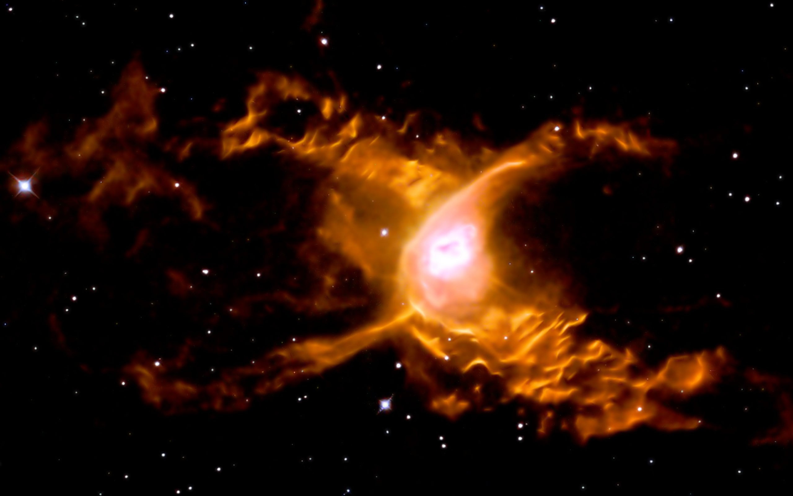 Two-lobed Nebula Wallpaper